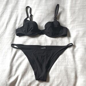 H&M Black Bikini Set